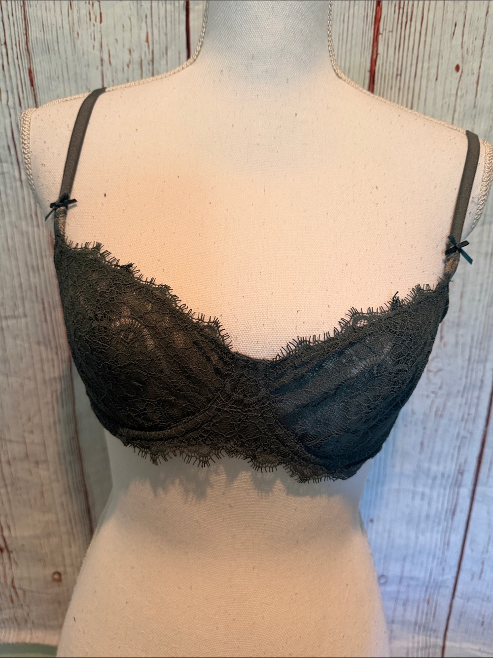Lace Underwire Bralette in Olive - Women's Intimates